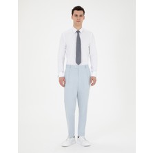 Pierre Cardin Erkek Beyaz Slim Fit Uzun Kollu Klasik Gömlek 50258976-VR013