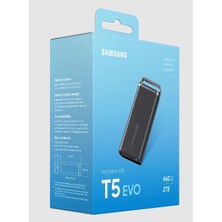 Samsung T5 Evo 2tb MU-PH2T0S/WW 460MB/SN USB 3.2 Harici SSD Siyah 3 Yıl Samsung Turkıye Garantili