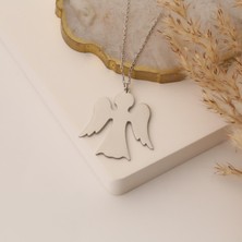 Nox Jewelry 925 Ayar Gümüş Melek Figürlü Kolye