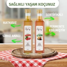 Organic Windy Valley Organik Elma- Alıç Sirkesi 2'li Avantaj Paketi Ecocert Sertifikalı (500ML+500ML)KATKISIZ Doğal Fermente