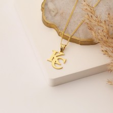 Nox Jewelry 925 Ayar Gümüş Iki Harf Kolye