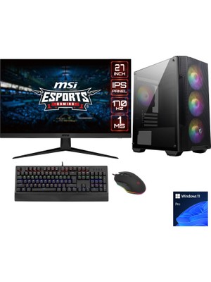 Go Gamer GG420DS Intel Core I7 14700F 32GB 1tb SSD + 1tb HDD GT1030 Windows 11 Pro 27" Masaüstü Bilgisayar