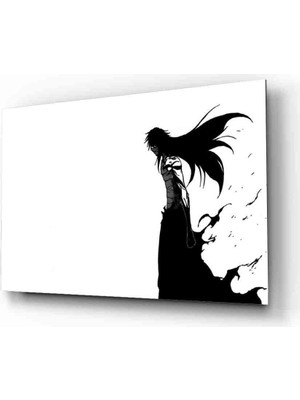 Miraax Fütüristik Samuray  Cam Tablo