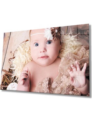 Miraax Bebek Cam Tablo   Baby Table