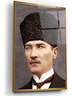 Miraax Atatürk Cam Tablo