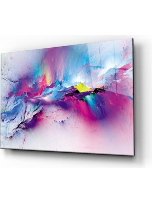 Miraax Soyut Cam Tablo