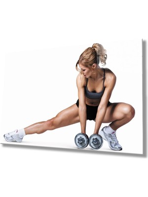 Miraax Spor Fıtnes Cam Tablo   Sports Fitness