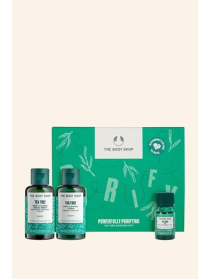 The Body Shop Tea Tree Çay Ağacı Arındırıcı Üçlü Hediye Seti