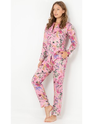 Doremi Rosy Uzun Kollu Bayan Pijama Takımı