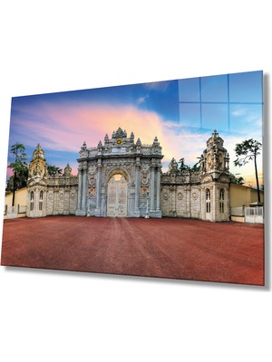 Miraax Istanbul  Bahçe Sarayı Mimari Kapısı  Cam Tablo