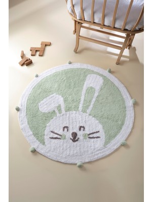 İrya Bunny Banyo Paspası Mint 110x110