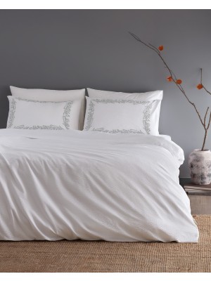 Madame Coco Linda King Size Nakışlı Yıkamalı Gofre Nevresim Takımı