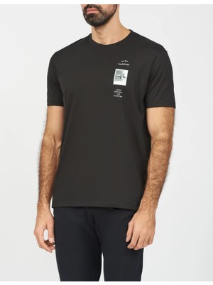 Paul & Shark  Erkek Marka Logolu Pamuklu Normal Kalıp Günlük Haki T-Shirt 24411076-011