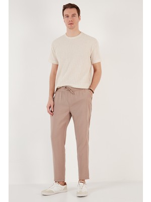 Buratti Elastik Bel Bantlı Cepli Regular Fit Pantolon Erkek Pantolon CF24S617952