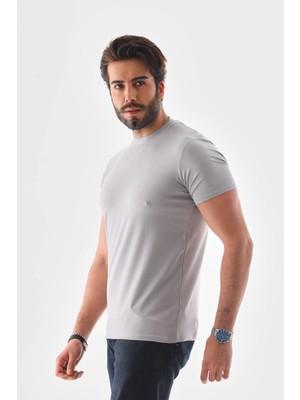 Adrıan Gri  T-Shirt