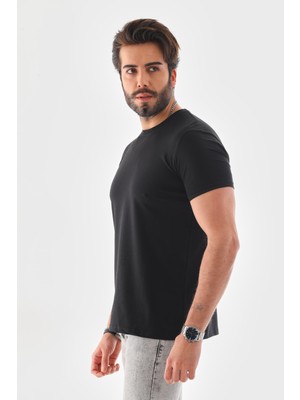 Adrıan Siyah  T-Shirt