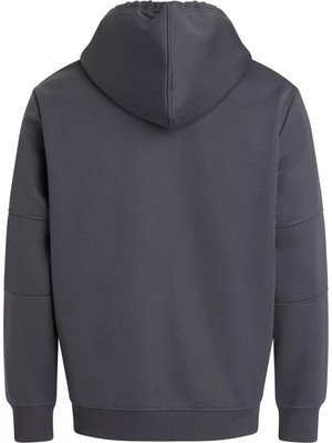 Calvin Klein Erkek Kapşonlu Yaka Fermuarlı Uzun Kollu Gri Sweatshirt J30J324619-PSM