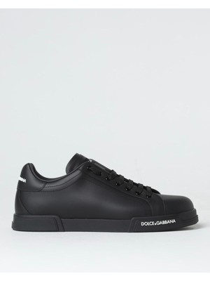 Dolce & Gabbana Calfskin Nappa Portofino Sneakers