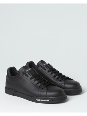 Dolce & Gabbana Calfskin Nappa Portofino Sneakers