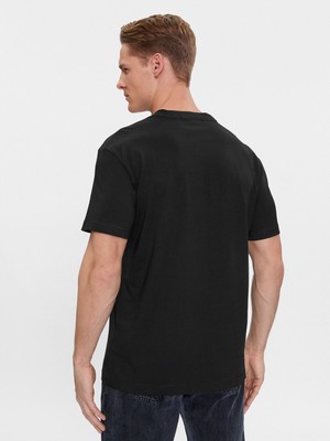 Calvin Klein Erkek Marka Logolu Uzun Kollu Rahat Siyah T-Shirt J30J324671-BEH