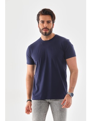 Adrıan Lacivert  T-Shirt