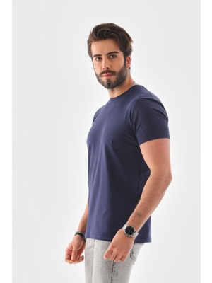 Adrıan Lacivert  T-Shirt