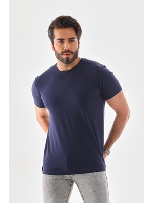 Adrıan Lacivert  T-Shirt