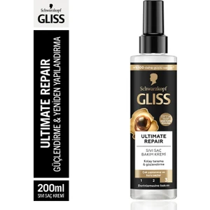 Schwarzkopf Gliss Ultimate Repair Güçlendirme & Yeniden Yapılandırma Sıvı Saç Bakım Kremi 200 ml