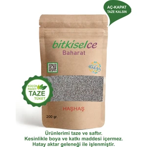 Premium Kalite Doğanın Mucizesi Mavi Haşhaş  200 gr.