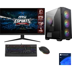 Go Gamer GG574DB Intel Core I7 14700F 32GB 1tb SSD + 1tb HDD RTX4060TI 16GB Windows 11 Pro 27" Masaüstü Bilgisayar