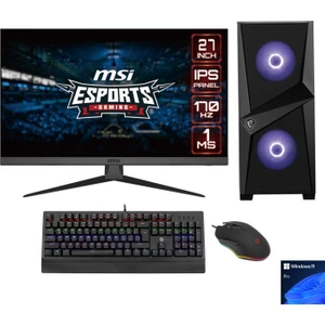 Go Gamer GG592DP Intel Core I7 14700F 32GB 1tb SSD + 1tb HDD RTX4070 Super Windows 11 Pro 27" Masaüstü Bilgisayar