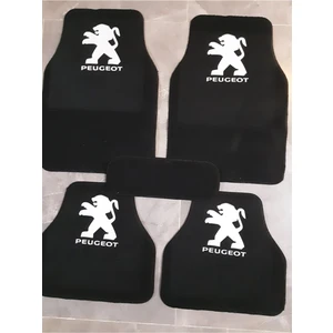 Gökas Auto Peugeot 208 Logolu Siyah Çift Katlı Halı Paspas