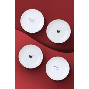 Kütahya Porselen Pretty 4 Parça 10 Cm Tabak