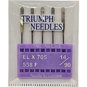 Ev Tipi Overlok Dikiş Makinesi Iğnesi / ELX705  14/90 5ADET