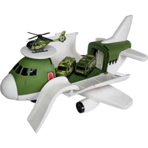 Toys Uçak Asker Seti ERN-2007,2 Araba 1 Helikopterli Oyuncak Set