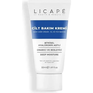 Besleyici Bitkisel Hyaluronik Asitli - Pantenol B5 Cilt Bakım Kremi 50ml