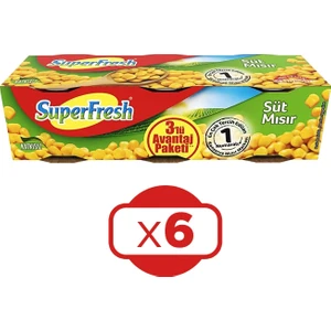 Mısır Konserve 3X200 gr 6 Adet