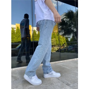 Kaizer Denim Buz Mavi Baggy Pantolon