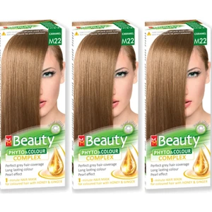 mm Beauty M22 Açık Kumral Karamel (Caramel) Üçlü Set