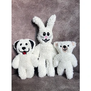 Sun Art Textile 3'lü Peluş Hayvan Oyuncak Takımı