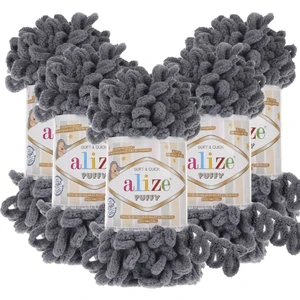 Puffy 5'li 087 Füme El Örgü Ipliği