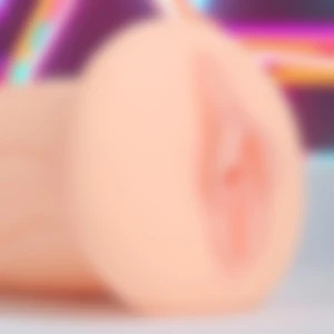 Ten Dokusunda Suni Vajina Gerçekçi Silikon Yapay El Vajinası 15,4 cm Realistik Takma Erkek Mastürbatör