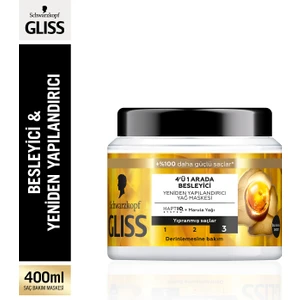 Oil Nutritive 4'ü 1 Arada Besleyici & Yeniden Yapılandırıcı Saç Bakım Maskesi