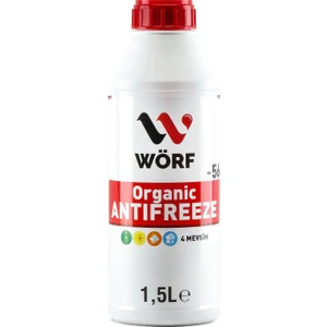 Wörf Organik Kırmızı 1.5 lt  Antifiriz -56