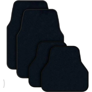 Gökas Auto Siyah Oto Araba Paspası Halı Seti Siyah Kenarlı Her Araca Uygun