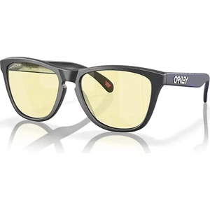 0OO9013 9013L4 55 Frogskins E-Sporcu Erkek Aynalı Kare Siyah Güneş Gözlüğü