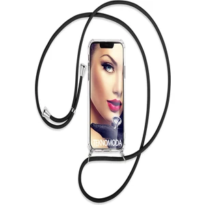 Apple iPhone 15 Kılıf Boyun Omuz Askılı Ipli Şeffaf Köşe Korumalı Silikon