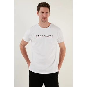 Bisiklet Yaka % 100 Pamuklu Slim Fit T Shirt Erkek T Shirt 541UNEXPLORED24