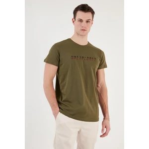 Bisiklet Yaka % 100 Pamuklu Slim Fit T Shirt Erkek T Shirt 541UNEXPLORED24