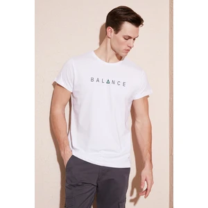 Pamuklu Slim Fit Bisiklet Yaka T Shirt Erkek T Shirt 541BALANCE